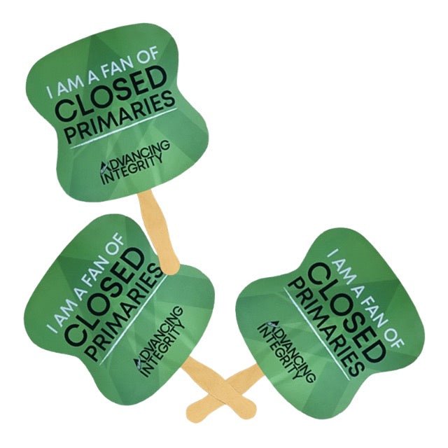 Double Sided Paper Hand Fan - Delite Promotional Products