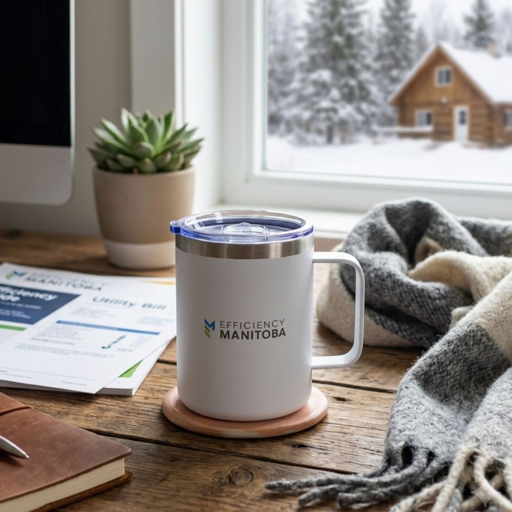Double Wall Stainless Steel Mug With Handle - Delite Promotional Products