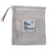 Drawstring Cotton Mesh Pouch With Woven Label Sewed Cosmetic Bag - Delite Promotional Products