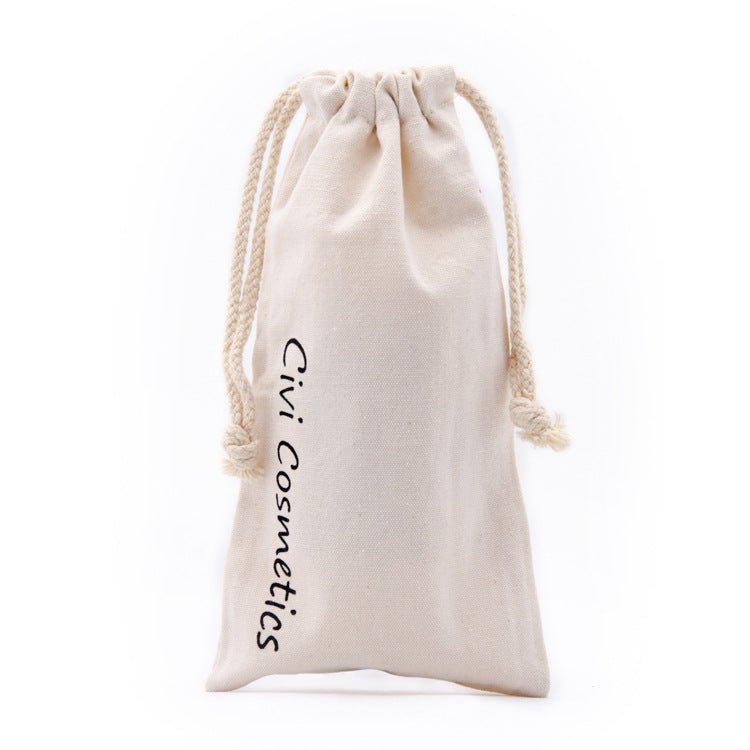Drawstring Cotton Pouch Long Shape Design - Delite Promotional Products