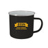 Tasse en émail pour feu de camp