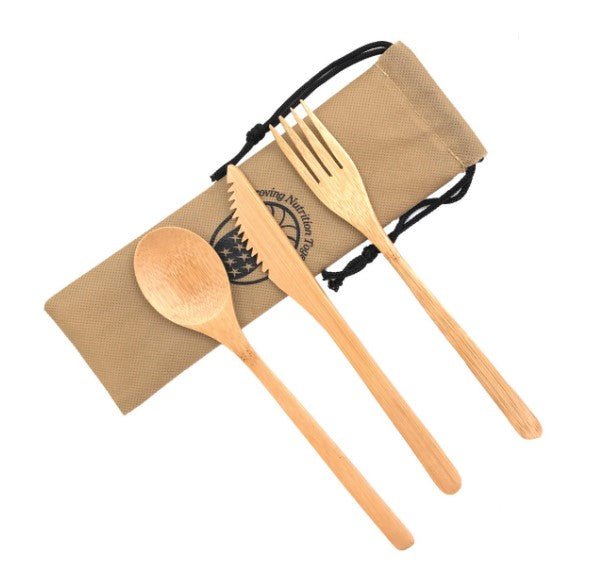 Eco - friendly Bamboo Utensil Set - Delite Promotional Products