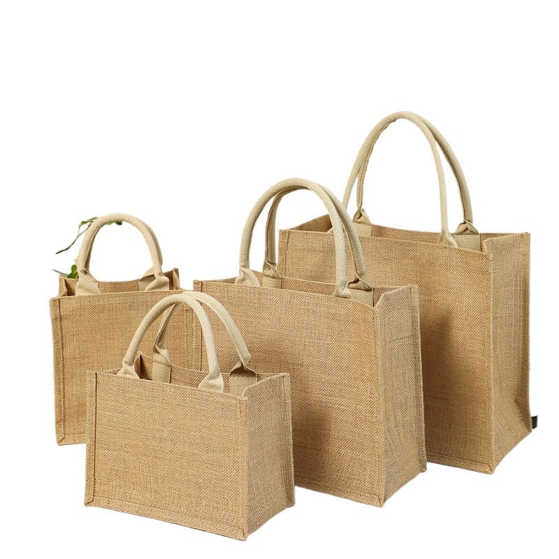 Eco Friendly Reusable Yellow Burlap Bags - Delite Promotional Products