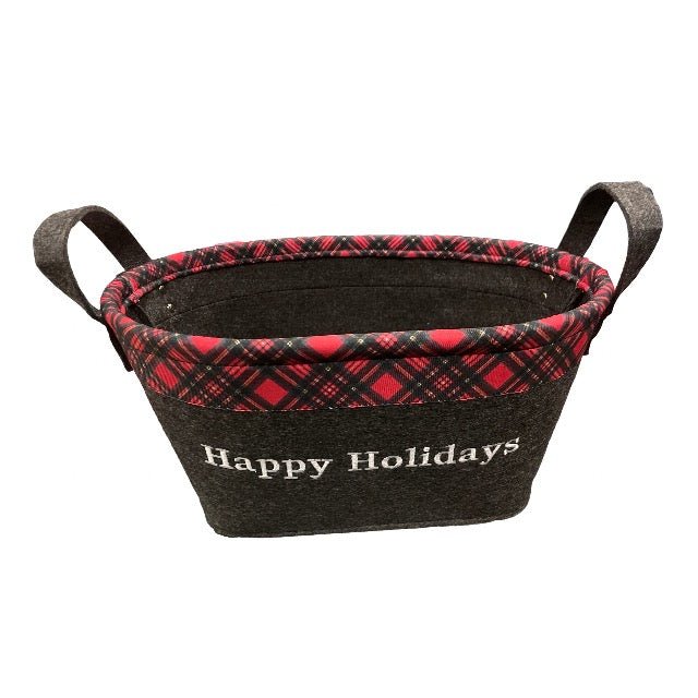 Felt Storage Basket With Carrying Handle - By Boat - Delite Promotional Products