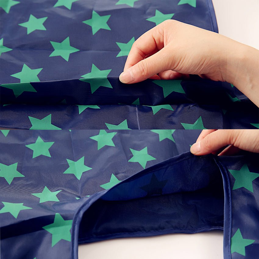 Folding Shopping Tote Bag Made By Oxford Fabric - Delite Promotional Products