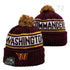 Football City Cuffed Beanie Knitted Pom Hat Sports Fan Winter Gift - Delite Promotional Products