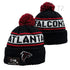 Football City Cuffed Beanie Knitted Pom Hat Sports Fan Winter Gift - Delite Promotional Products