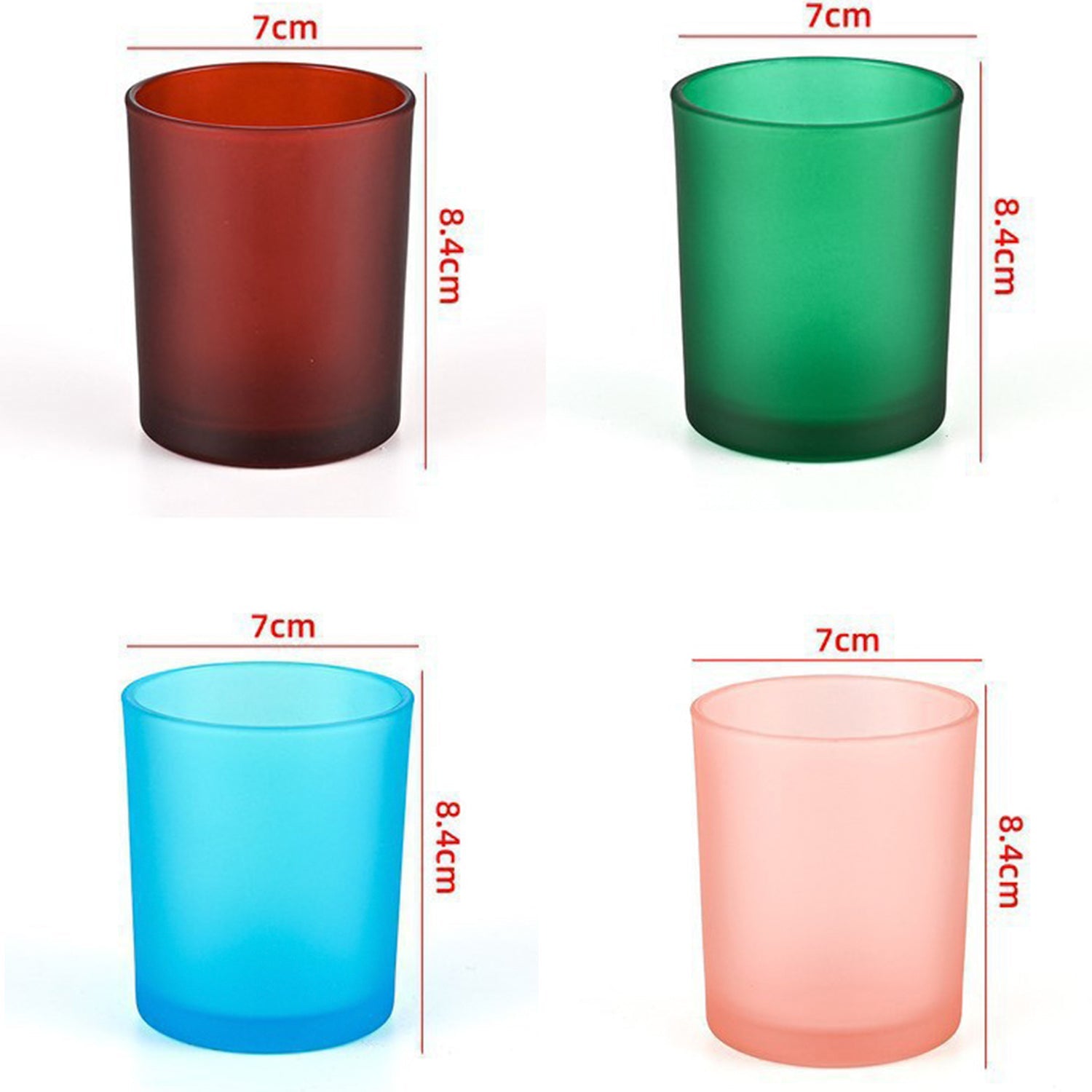 Frost Glass Candle Holder - Delite Promotional Products