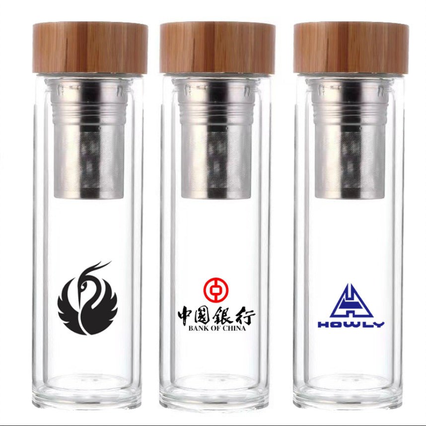 Glass Separation Cup For Flower Tea Drink 500ml - Delite Promotional Products