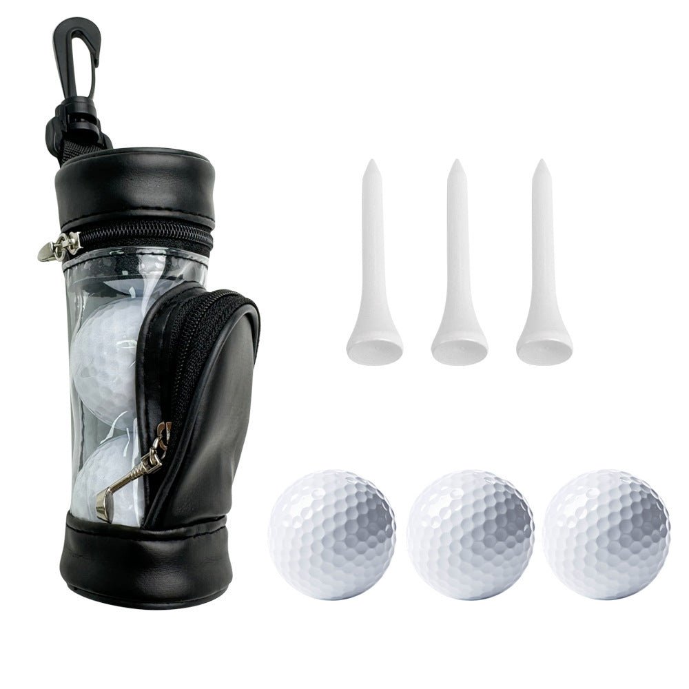 Golf Balls Wooden Tees With Case Set - Delite Promotional Products