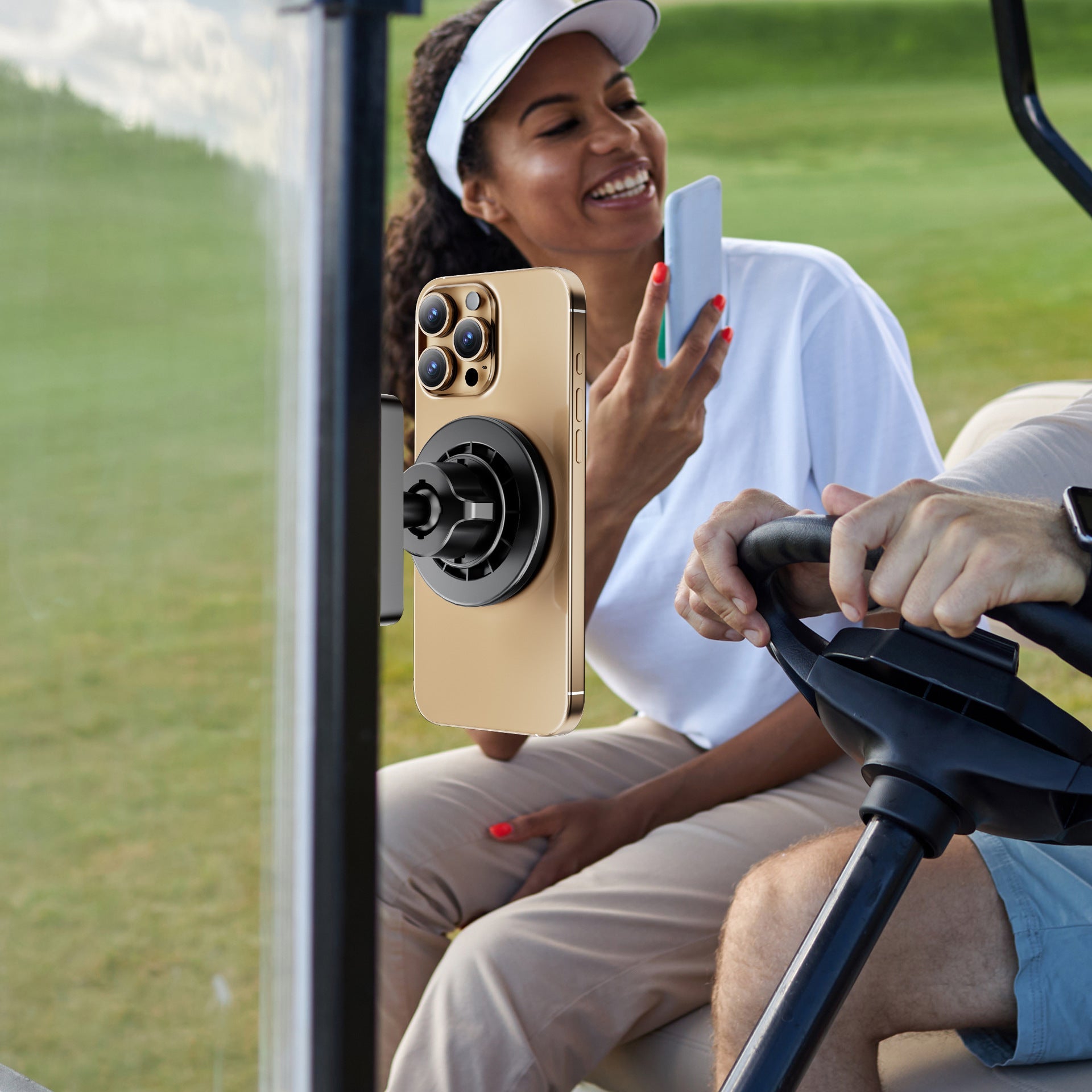 Golf Sightseeing Car Magnetic Phone Holder - Delite Promotional Products