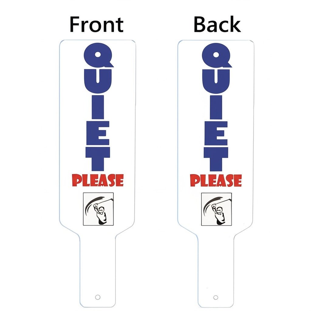 Golf Tee Box Marker Sign Plastic Two Sides Printed - Delite Promotional Products