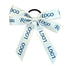 Handmade Full Size Print Ribbon Bow Decor With Hanging Rope - Delite Promotional Products