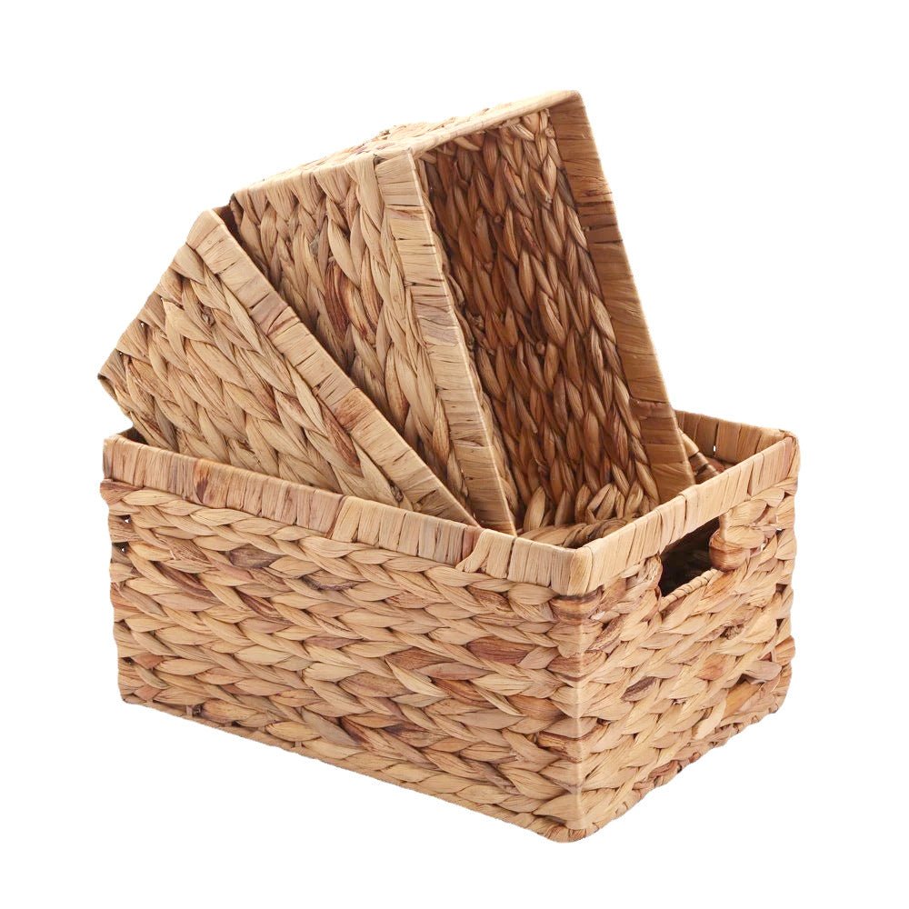 Handmade Natuaral Straw Storage Basket - Delite Promotional Products
