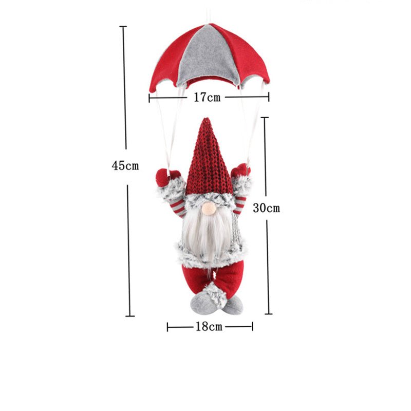 Hanging Parachuting Santa Decor - Delite Promotional Products