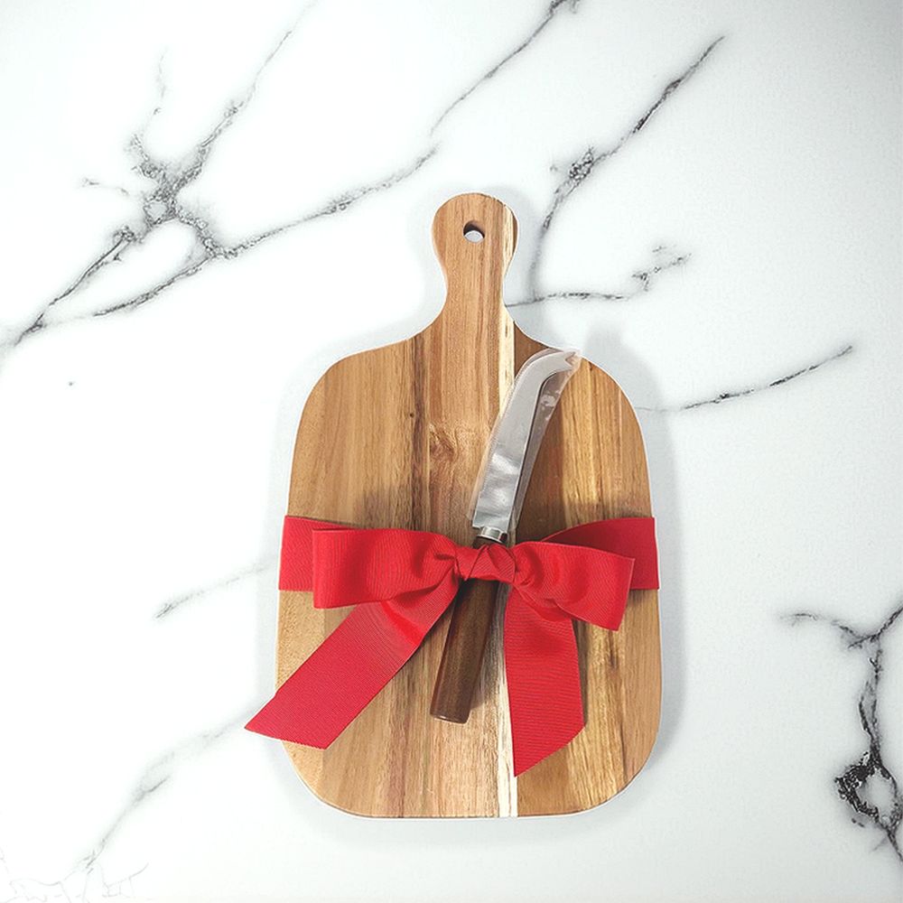 Hearthside Holiday Cheese Board Gift Set - Delite Promotional Products