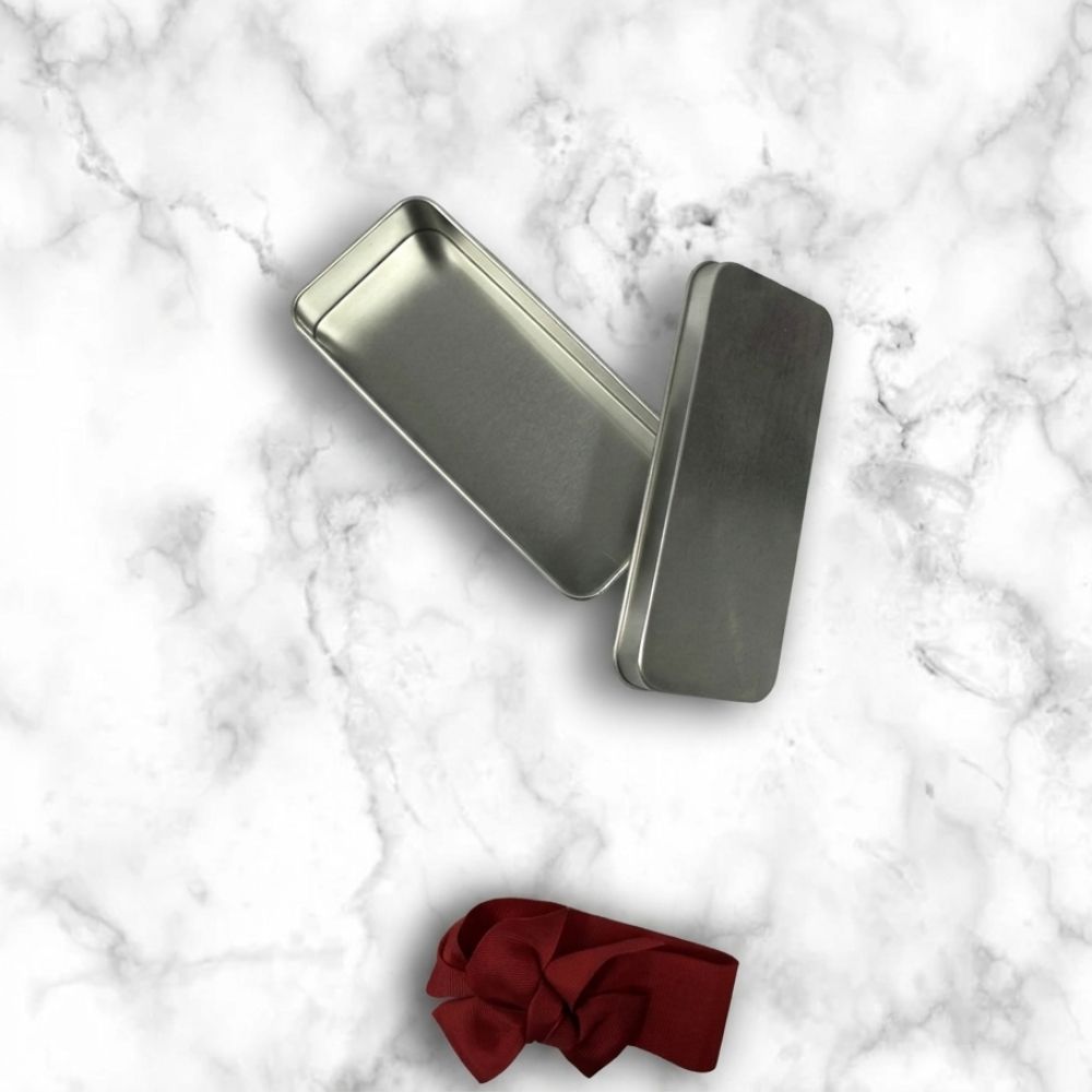 Hingeless Rectangular Tin Container - Delite Promotional Products