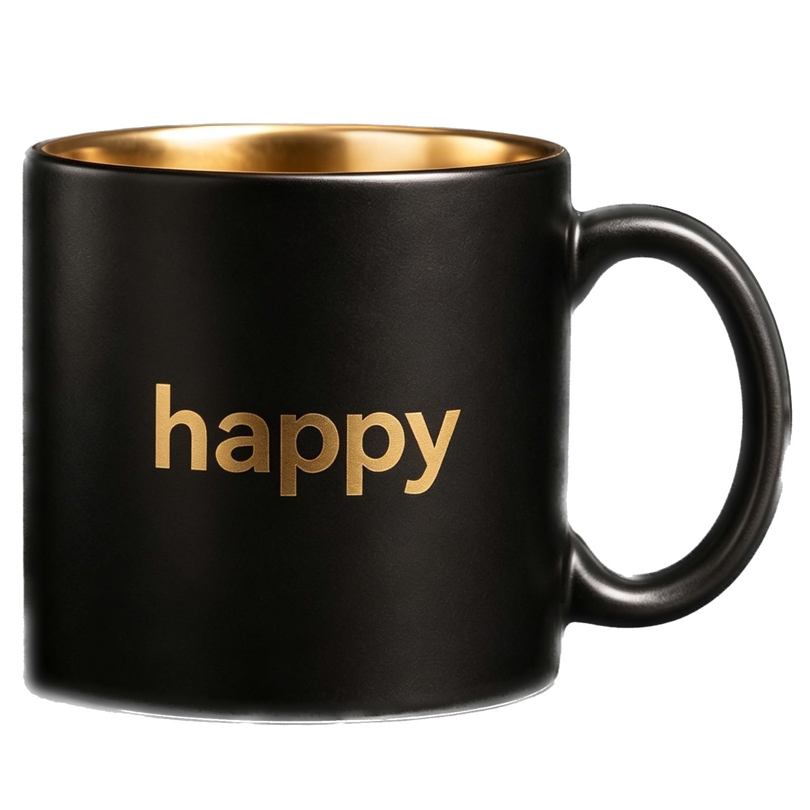Inside Gold Color Ceramic Mug - Delite Promotional Products