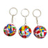 International Flags Printed Soccer Ball Design Pvc Keychain - Delite Promotional Products