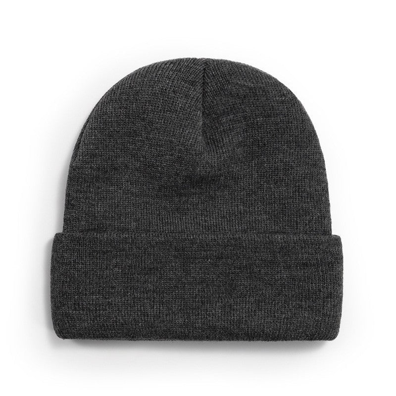 Knitted Hat With Polar Fleece Inner Liner No Stripes - Delite Promotional Products