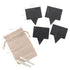 4pc Slate Cheese Marker Set