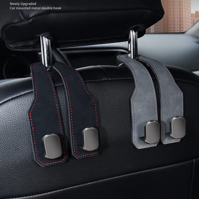 Leather Car Headrest Hanger - Delite Promotional Products
