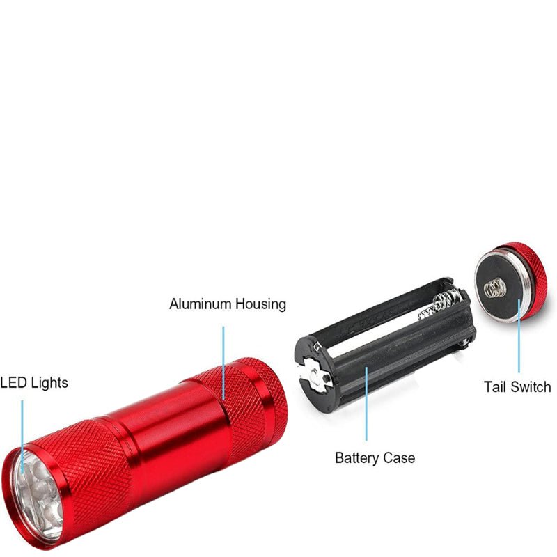 Led Mini Flashlight With 3 Aaa Battery - Delite Promotional Products