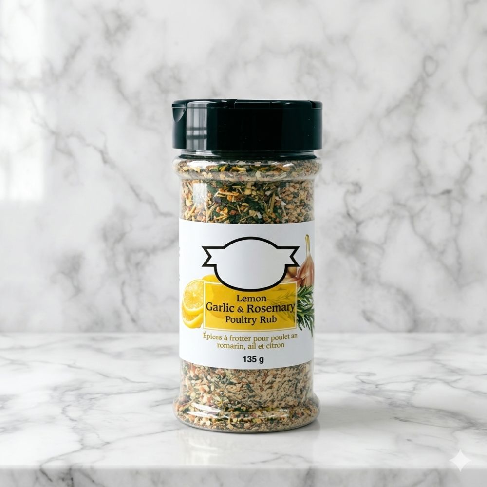 Lemon Garlic & Rosemary Poultry Rub - Delite Promotional Products