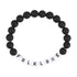 Letter Lava S Stone Beaded Bracelet - Delite Promotional Products