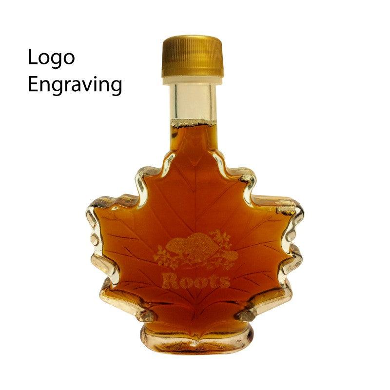 Jarabe de arce en botella de hoja de 50 ml