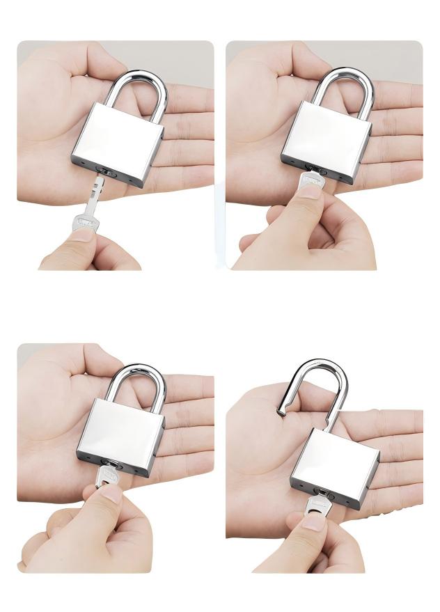 Long Shackle Padlock With Keys - Delite Promotional Products