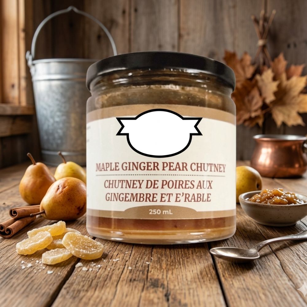 Maple Ginger Pear Chutney - Delite Promotional Products