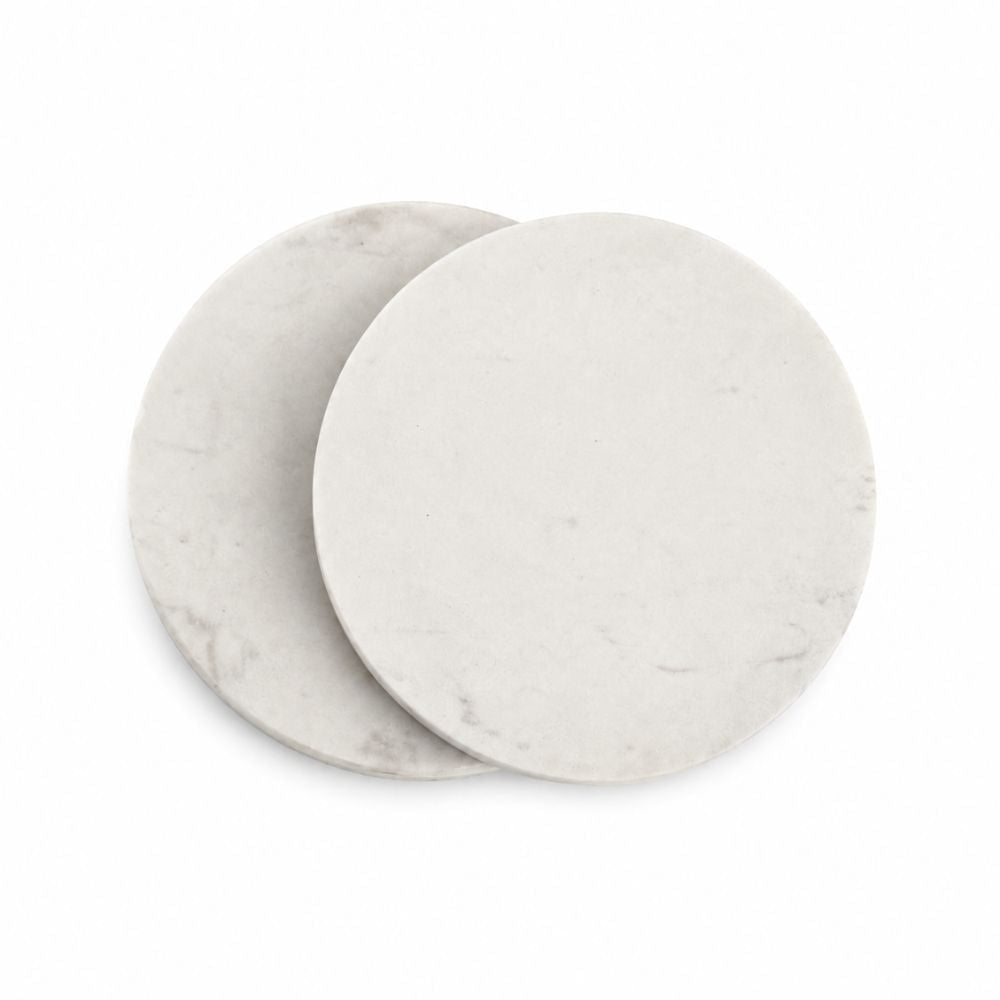 Marble Coaster Set Of 2 - Round - Delite Promotional Products