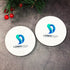 Marble Coaster Set (set Of 2) - Round - Delite Promotional Products