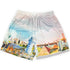 Mesh Full Size Graphic Print Quick Dry Shorts With Pockets - Delite Promotional Products