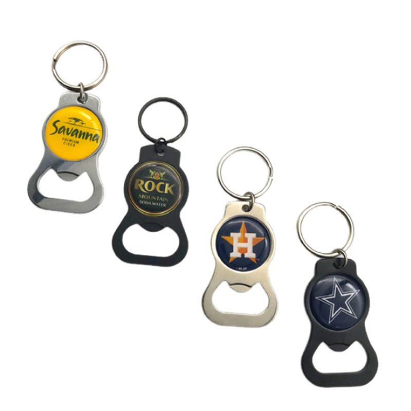 Metal Bottle Opener Keychain - Delite Promotional Products