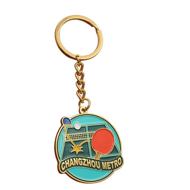 Metal Keychain For Football Sports Event - Delite Promotional Products
