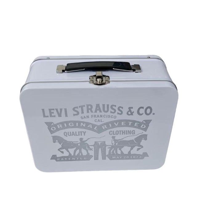 Metal Lunch Box With Secure Lock And Carrying Handle - Delite Promotional Products