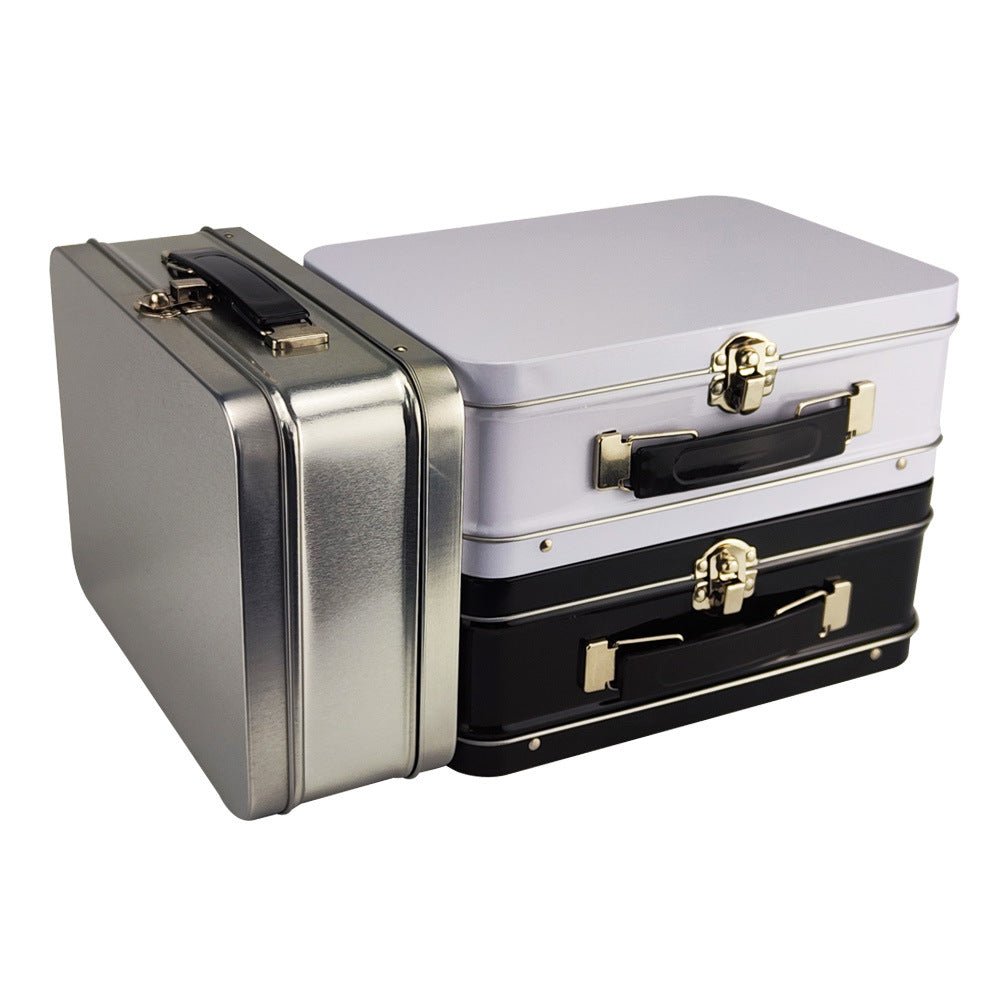 Metal Lunch Box With Secure Lock And Carrying Handle - Delite Promotional Products