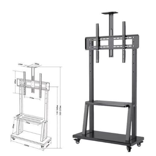 Mobile Tv Led Stand With Wheels - By Boat - Delite Promotional Products