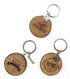 Natural Wood Keychain - Delite Promotional Products