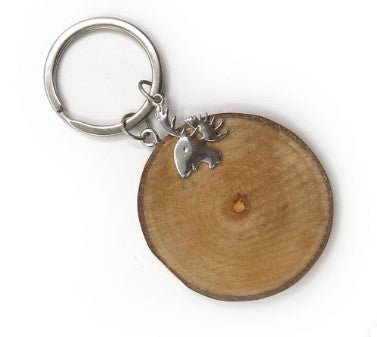 Natural Wood Keychain - Delite Promotional Products