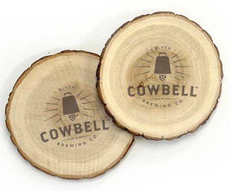 Natural Wooden Coaster Set (set Of 2) - Delite Promotional Products