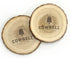 Natural Wooden Coaster Set (set Of 2) - Delite Promotional Products