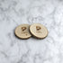 Natural Wooden Coaster Set (set Of 2) - Delite Promotional Products