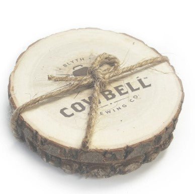 Natural Wooden Coaster Set (set Of 2) - Delite Promotional Products