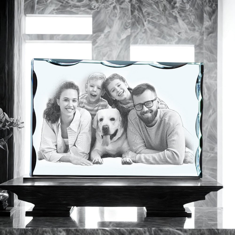 Notched Crystal Display - Delite Promotional Products