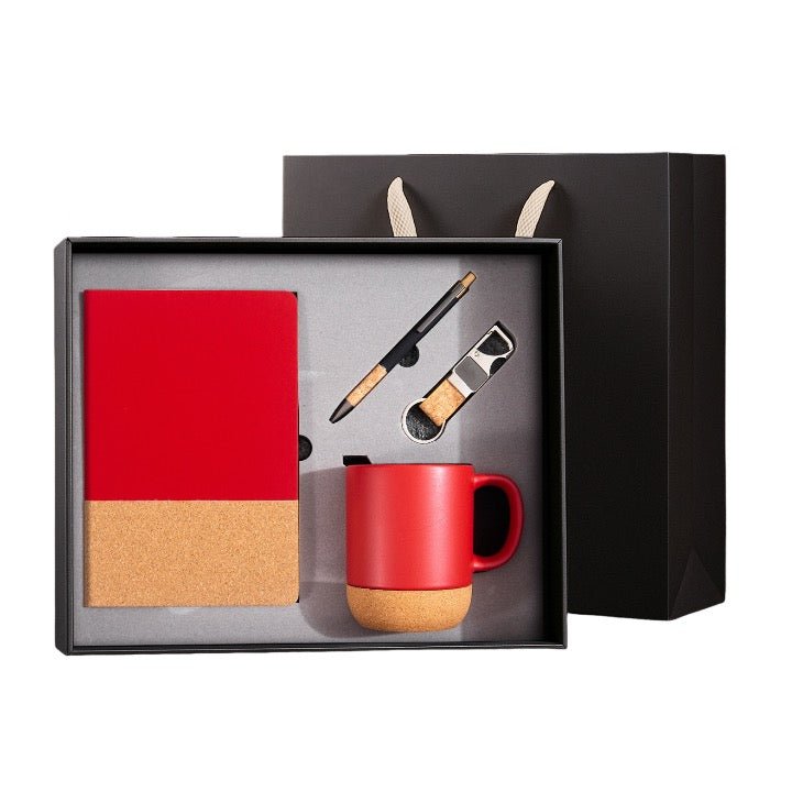 Notebook Ceramic Mug Pen Keychain Business Gift Box Set - Delite Promotional Products