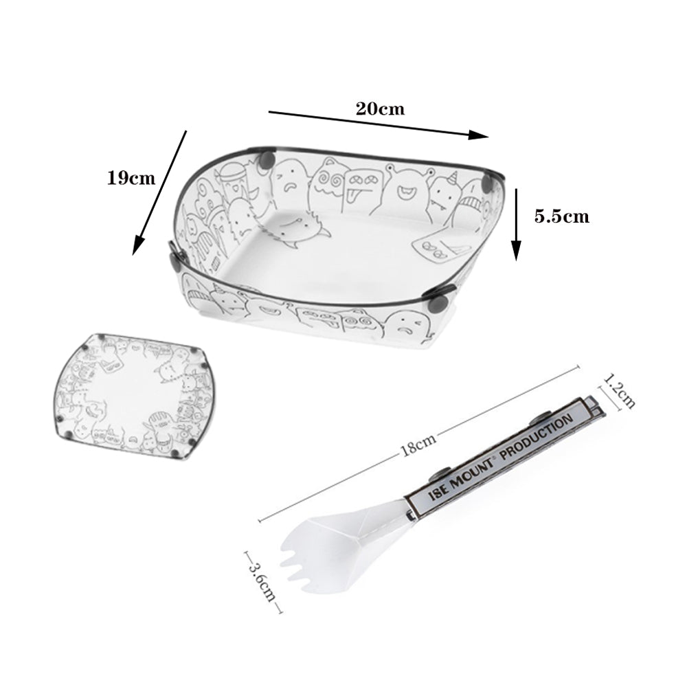 Portable Plate With Spork - Delite Promotional Products