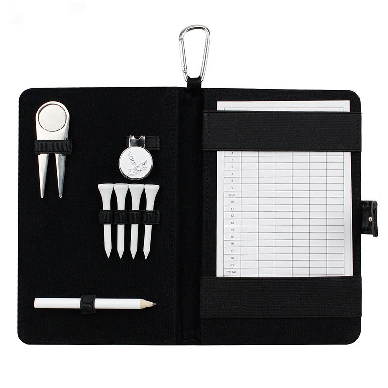 Pu Golf Scorebook Kit With Accessory - Delite Promotional Products